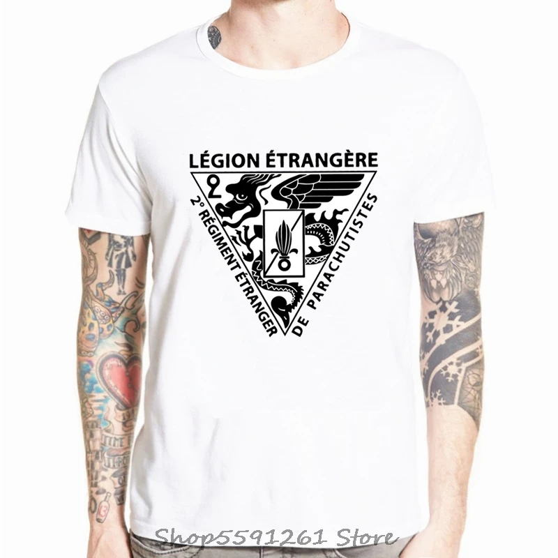 

New French Foreign Legion Special Forces World War Army T Shirt Streetwear Homme Camisetas Men Casual T-shirt Tees Tops