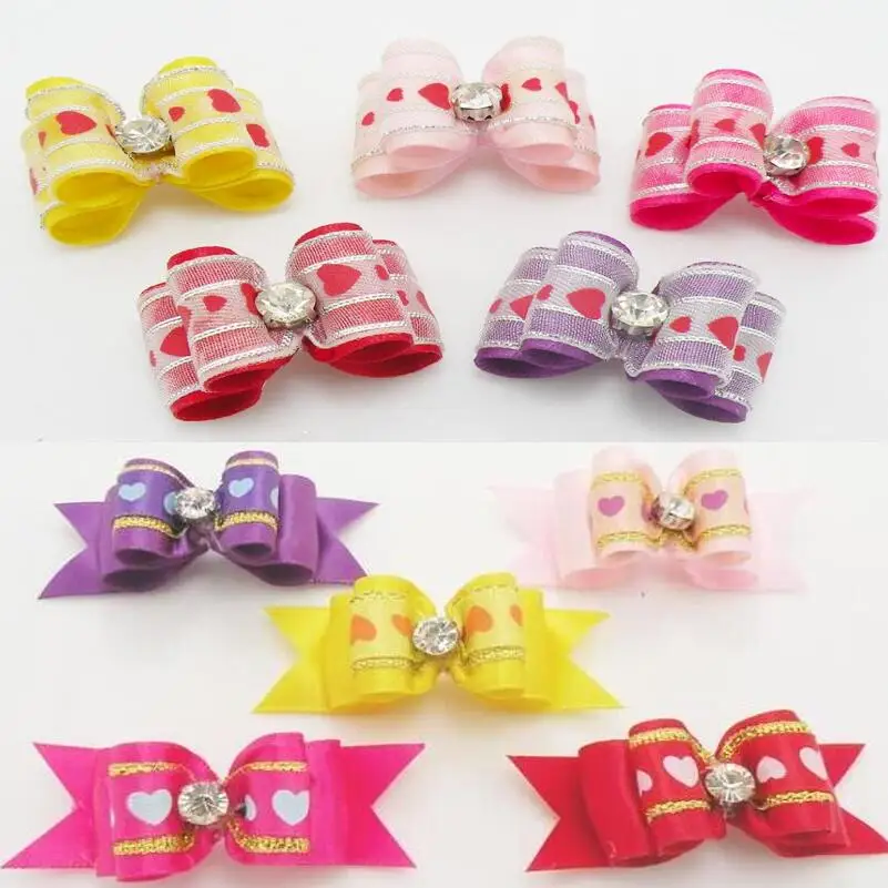 50 шт./лот горячая Распродажа любовь сердце узор на День святого Валентина собака