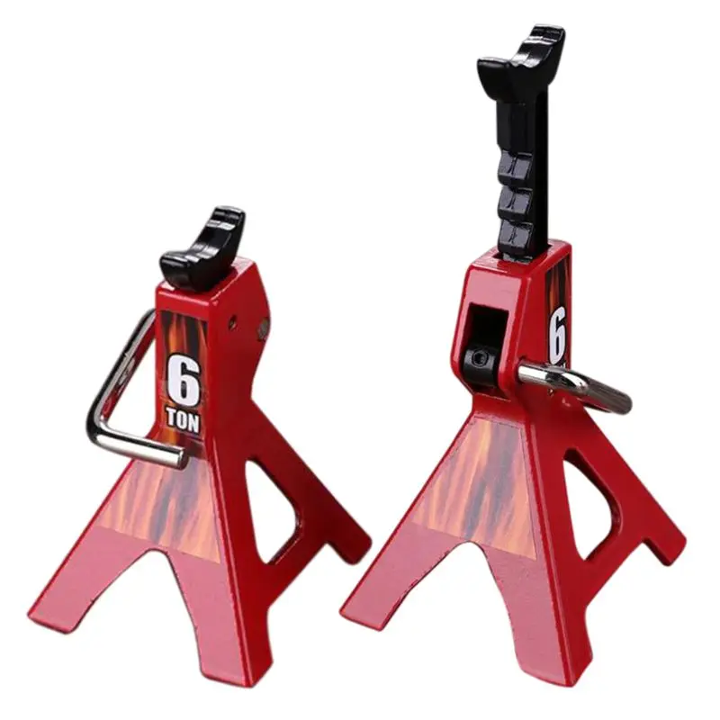 

2pcs Metal Mini Jack Stands 6 Tons for 1/10 RC Crawler Climbing Racing Car