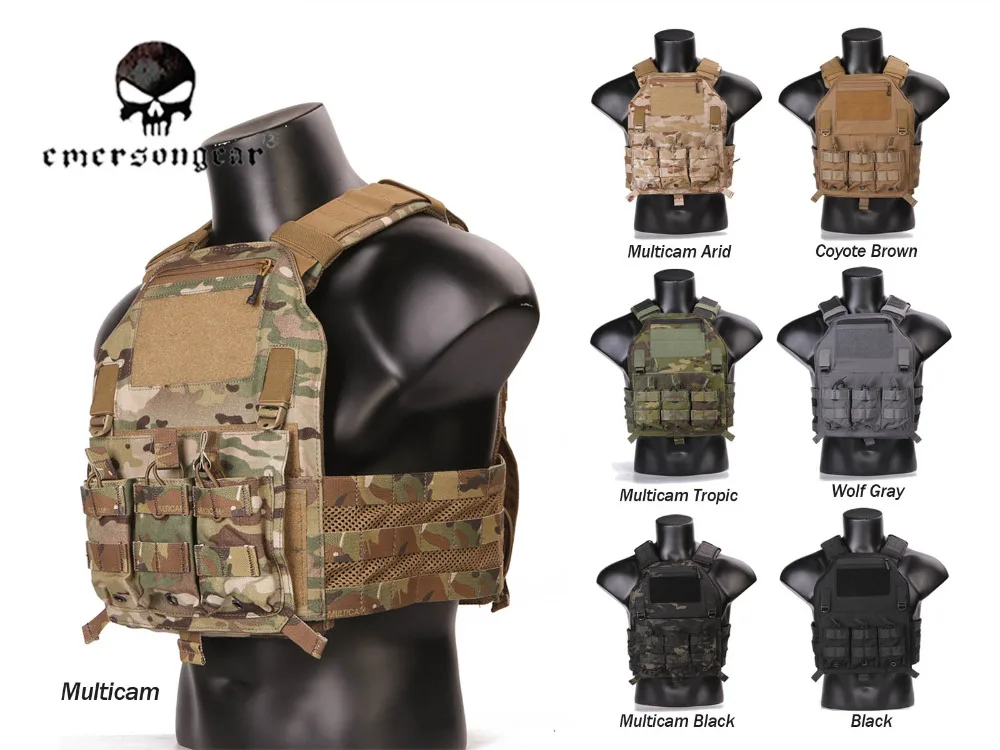 

Emersongear 420 Plate Carrier Airsoft Combat Molle Vest EM7362