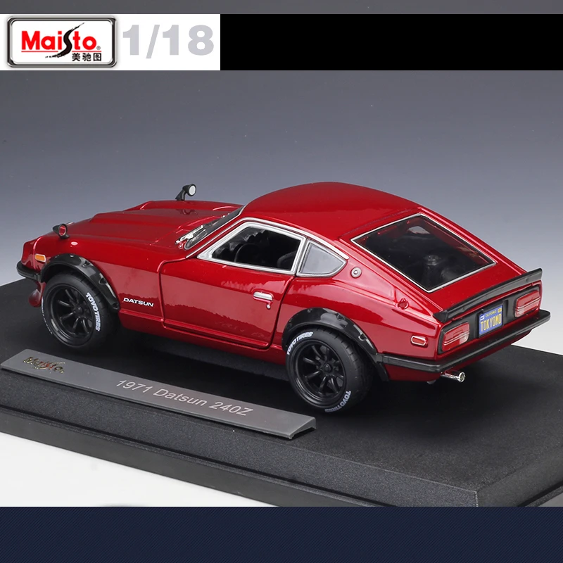 Maisto 1:18 1971 Datsun 240Z машина под давлением для nissan красная машина под давлением Коллекционная модель автомобиля игрушки Детские игрушки Подарки