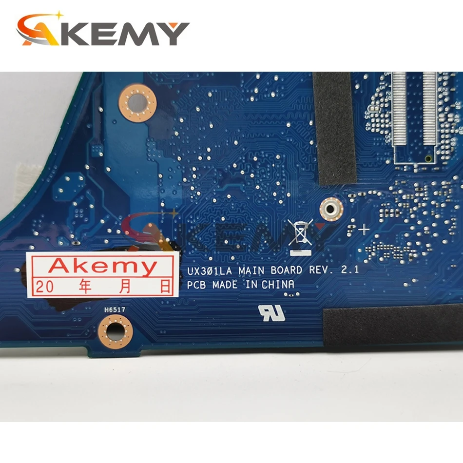 akemy ux301la laptop motherboard for asus zenbook ux301laa ux301l original mainboard 8gb ram i7 4500u4510u free global shipping