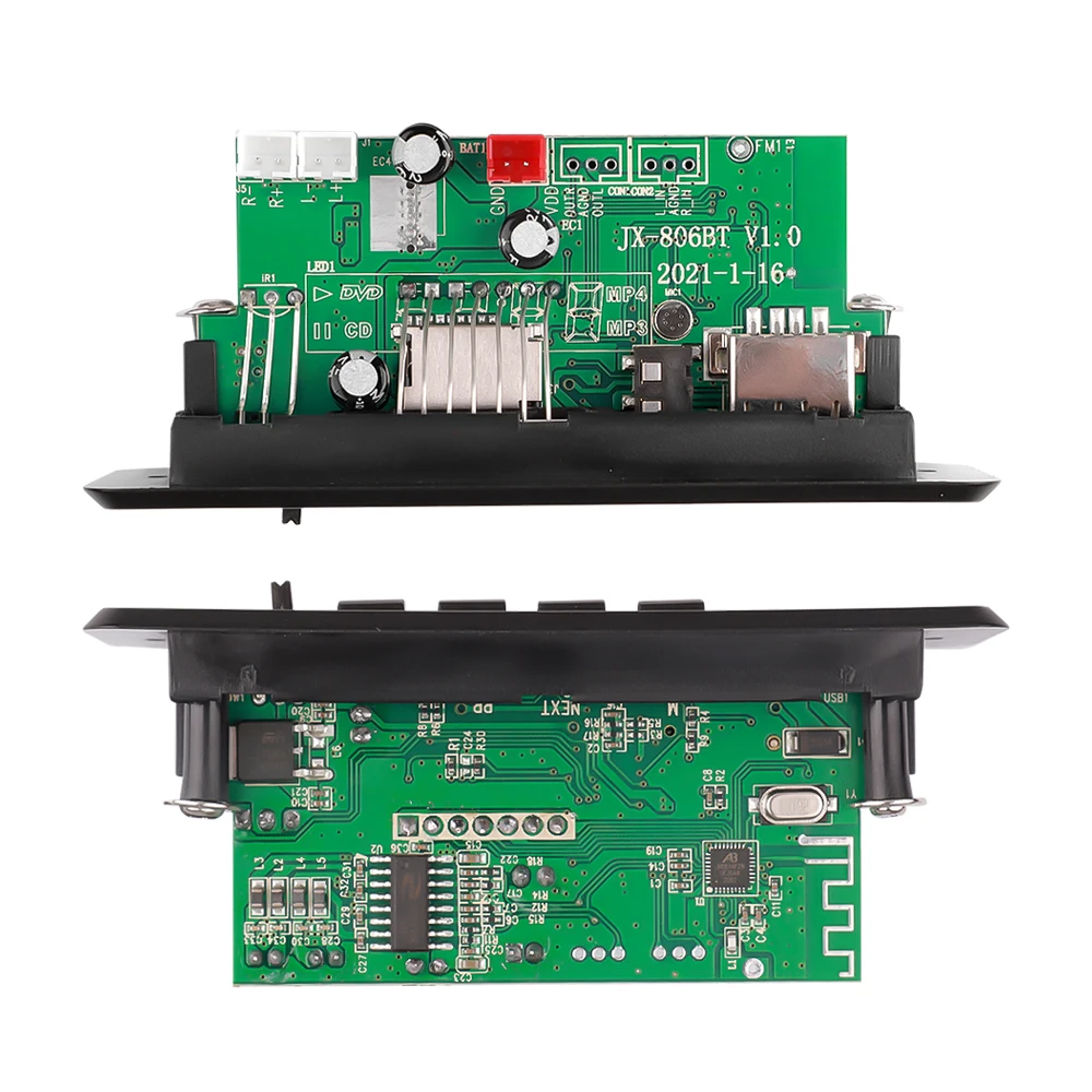 KEBIDU DC12V 2x25W усилитель MP3 декодер плата Bluetooth V5.0 Автомобильный MP3-плеер USB