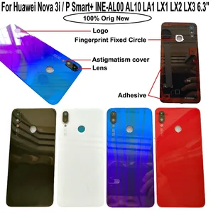 Shyueda 100% Оригинальный чехол для Huawei P Smart +, 6,3 дюйма, для AL10, LA1, LX1, LX2, LX3, стеклянный корпус задней двери, Крышка аккумуляторной двери