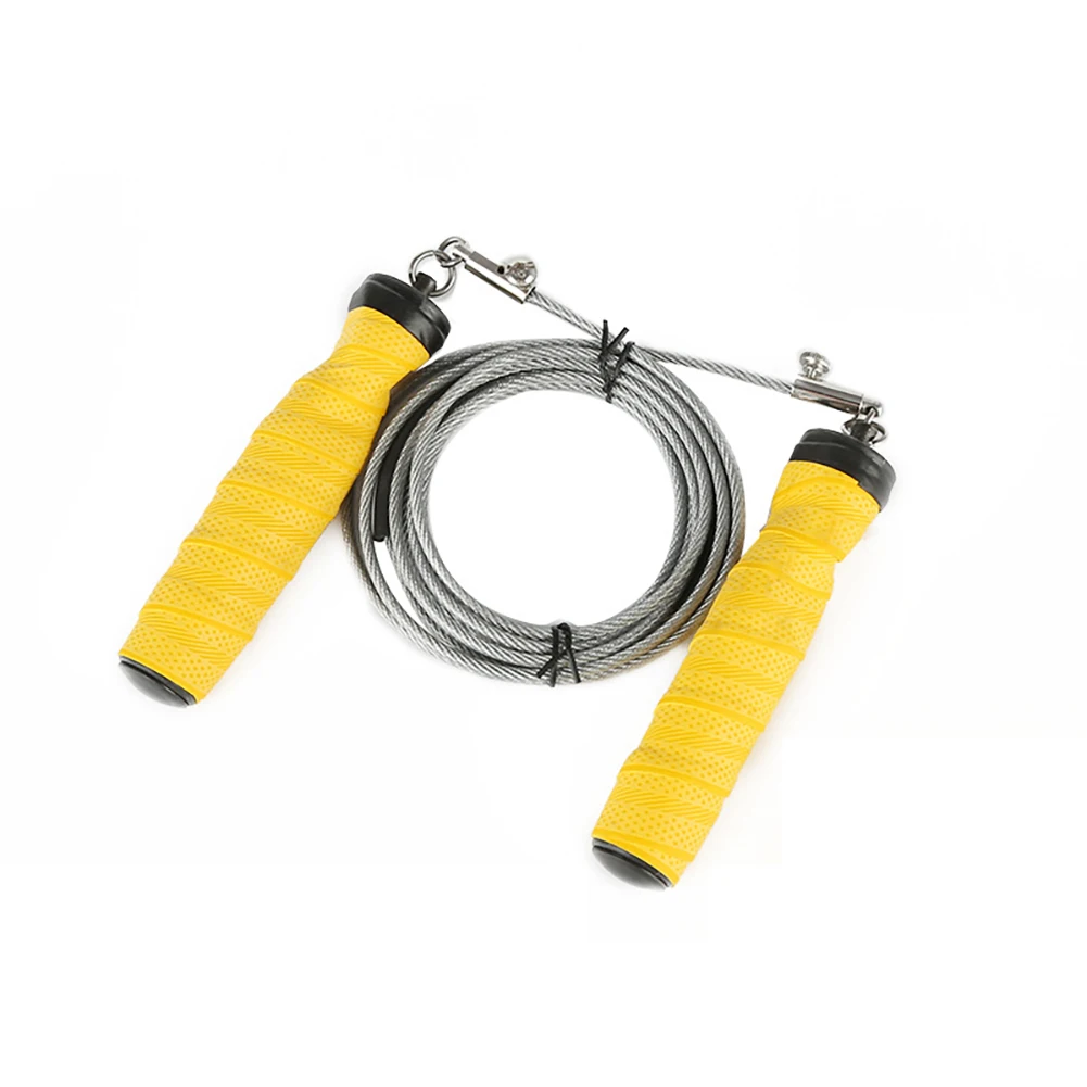 

Crossfit Jump Rope With PU Handle Fast Speed Professional Rope Adjustable Wire Skipping Rope Gym Sports Exercise Equipment