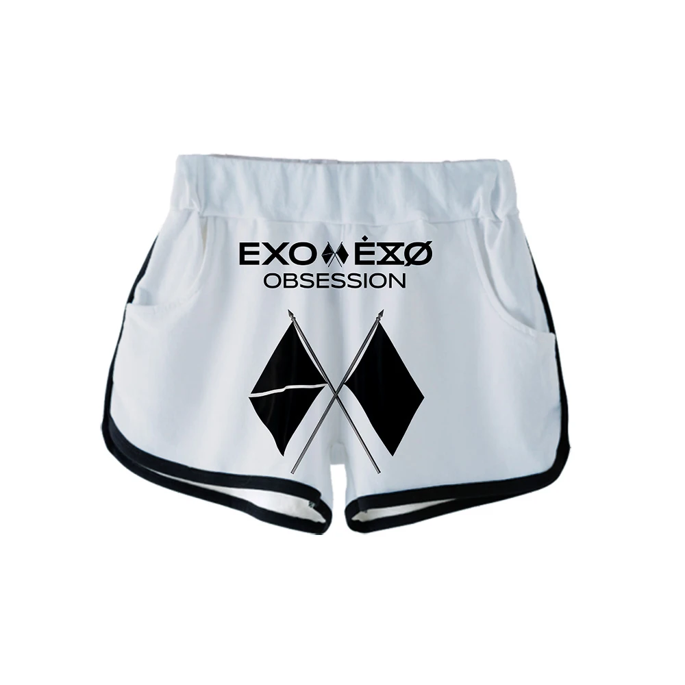 

Sexy Summer Shorts Singer Idol EXO Shorts Cute Casual Fashion Summer Kpop Women Sexy Harajuku Shorts Gothic shorts