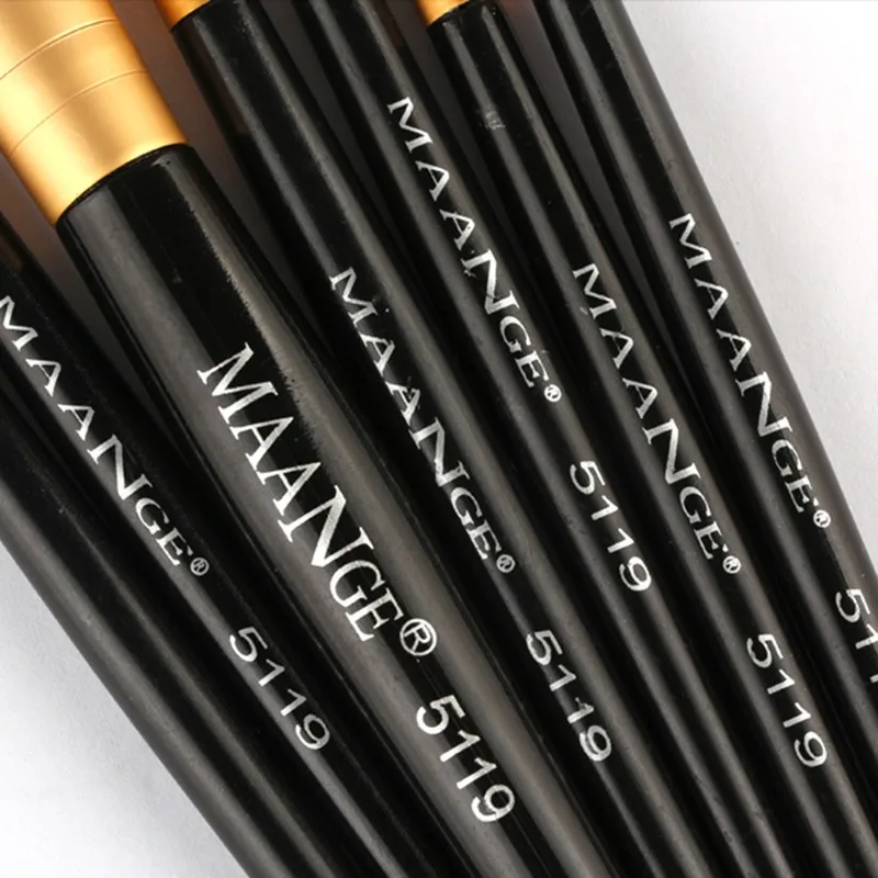 Набор кистей для макияжа 7 шт. набор губ теней век основа пудра хайлайтер