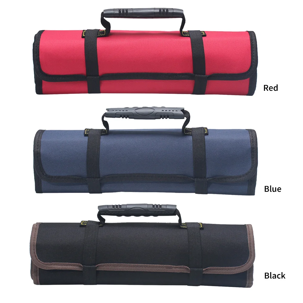 

Roll Tool Bags Portable Waterproof Electrician Bag Multifunction 600D Oxford Cloth Tool Organizer For Repair Installation