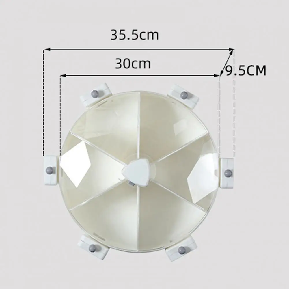 

ABS Rice Bucket Creative Convenient Large Capacity Cereal Container Grain Blue Large-capacity Multi-format Storage Box For Home