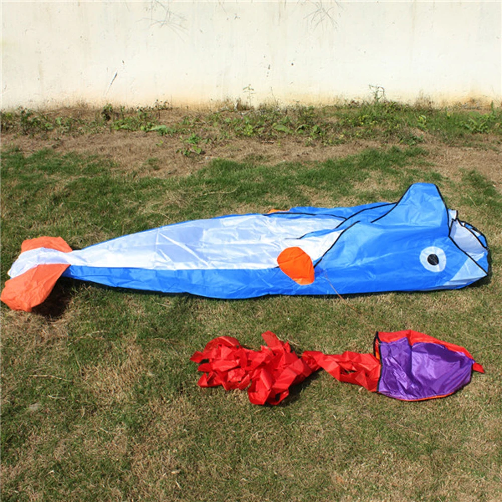 

3D Huge Kite Soft Parafoil Giant Dolphin Kite Outdoor Sport Toy Funny Cute Kite for Kids Children Brithday Gifts