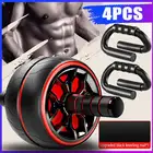 Оборудование для тренировки мышц домашний фитнес оборудование брюшной полости силовое колесо Ab ролик с наколенником гимнастический роликовый тренажер