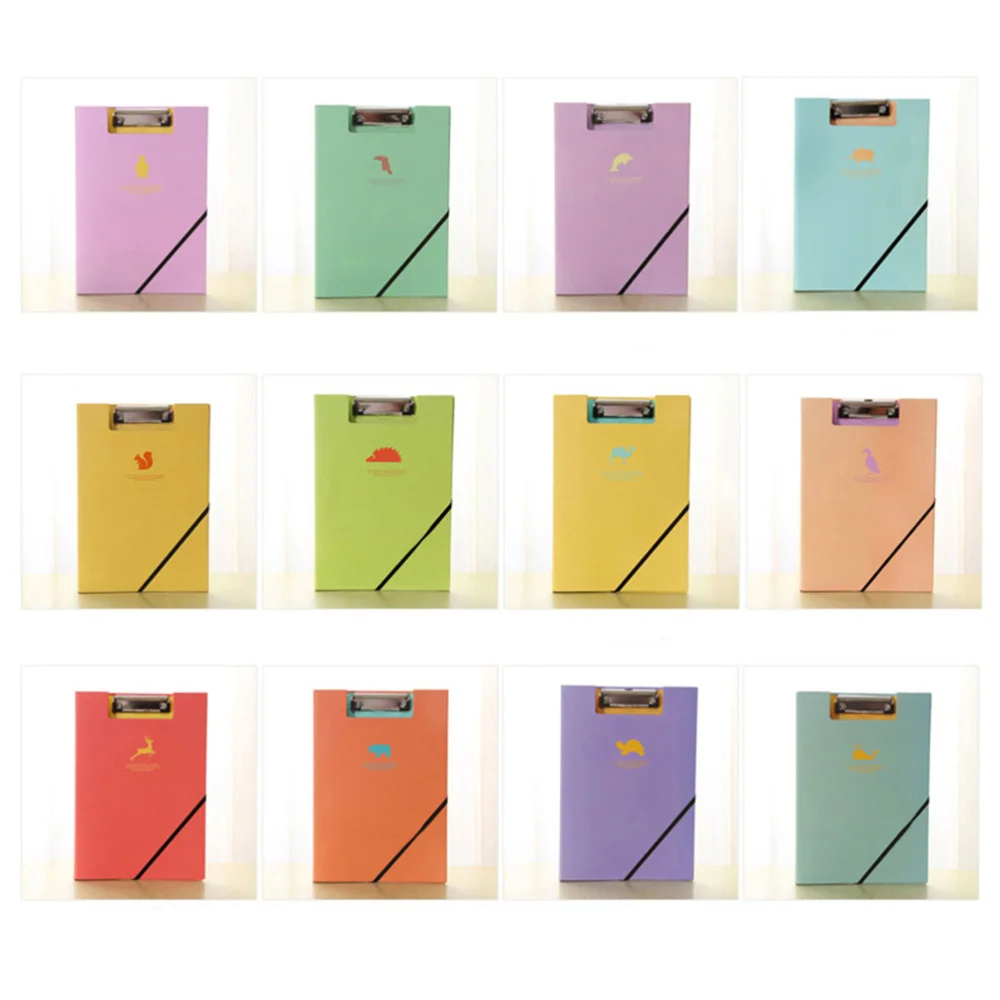 

A4 Creative Office Stationary Double-clip Document File Folder Data Paper Clipboards with Bandage (Yellow)