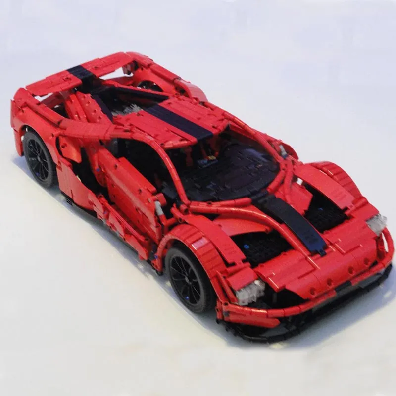 Новинка Спортивная автомобиль es MOC FORD GT модель модели автомобиля с функцией