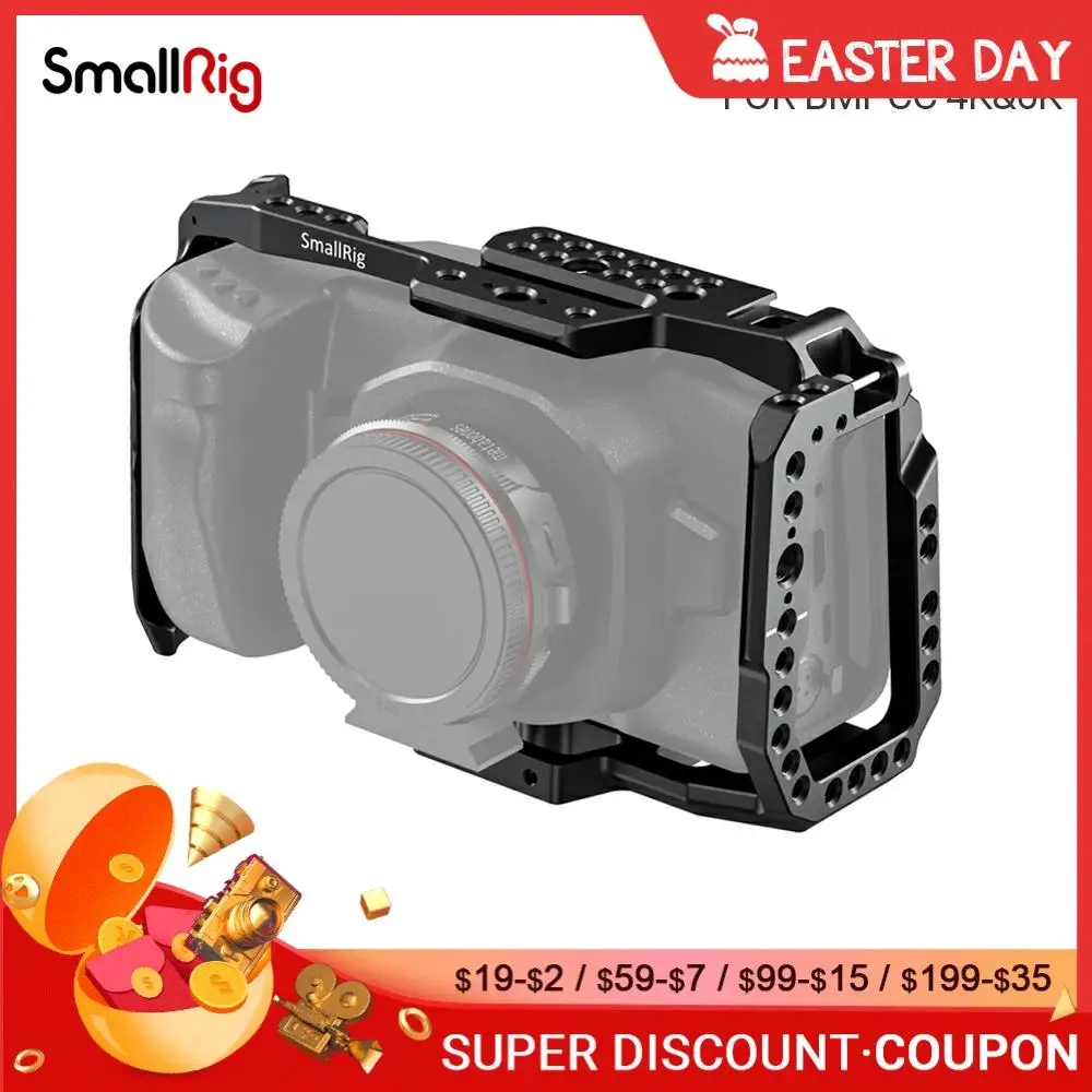 Камера SmallRig BMPCC 4K / 6K с полным корпусом для карманной кинокамеры Blackmagic Design &