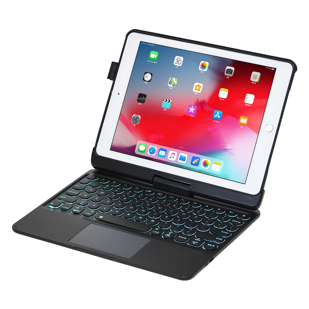 Для Apple iPad 10 2 &quot2019/ 2020 для Air / Pro 5&quot планшет защитный чехол w/ 7 Цвета подсветкой