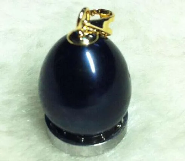 Подвеска с натуральным жемчугом 9 х10 мм AAA +++ в виде павлина черного белого