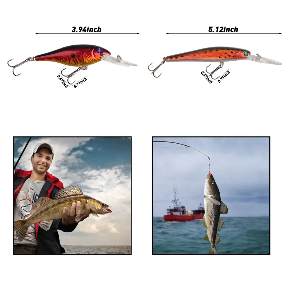 148 шт. ящик для рыболовных снастей комплект включает в себя жесткие приманки