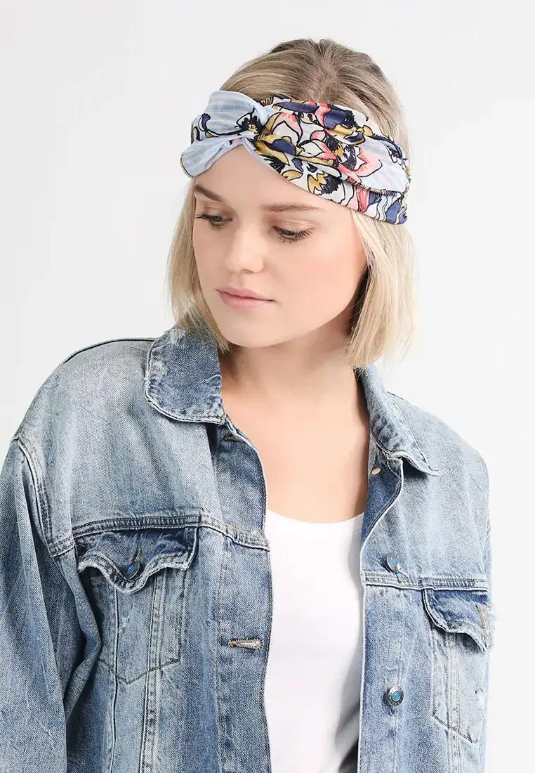 Летние богемные повязки для волос женщин и девочек на голову с принтом винтажный