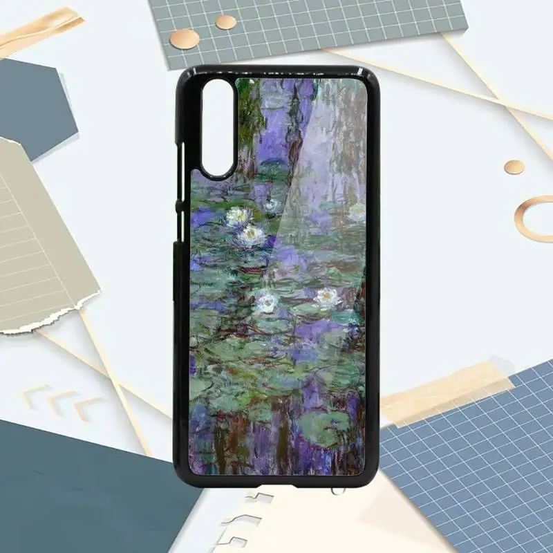 

Claude Monet retro art painting Phone Case PC For Samsung galaxy S note 8 9 20 10 e lite2019 plus pro ultra