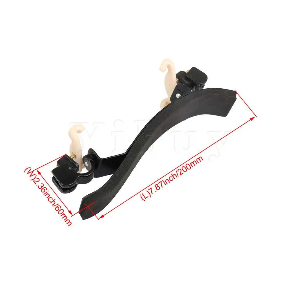 

Yibuy Violin Shoulder Rest Padding 4/4 3/4 with Foam Padding Adjustable Feet