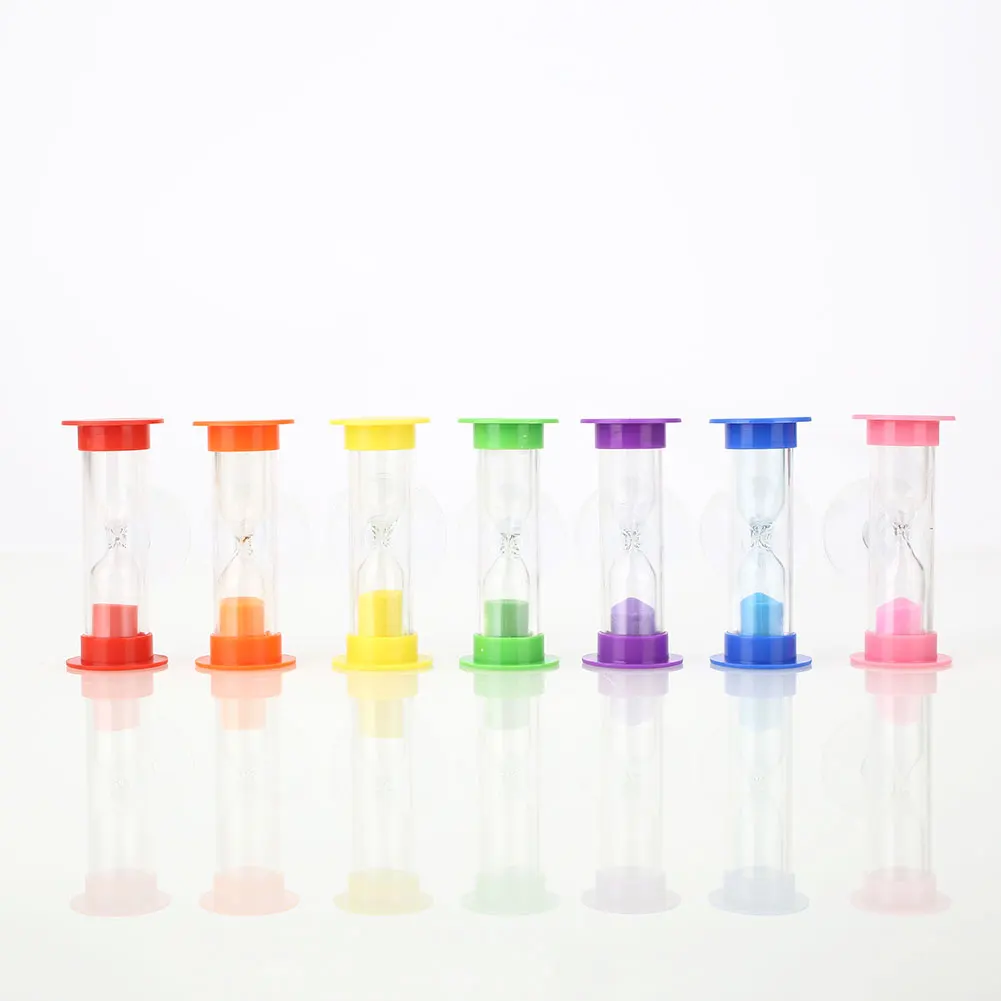 Душ таймер песочные часы аксессуары для купания ABS с присоской удобный песок дома