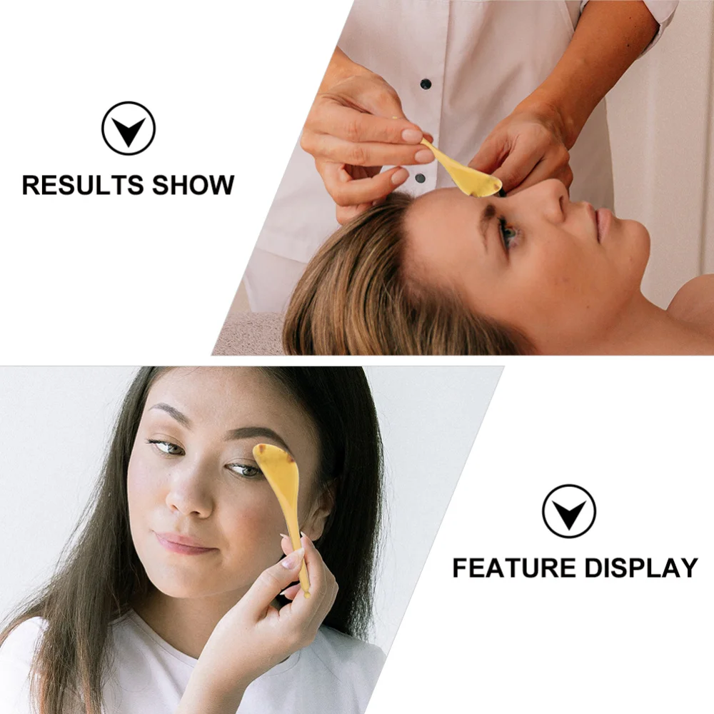 

2Pcs Guasha Scraping Rods Face Eye Scraping Sticks Portable Massaging Tools