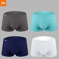 3pcs xiaomi mijia seamless ice silk underpants men quick dry 3d breathable silk boxer briefs for men elastic cool mens panties