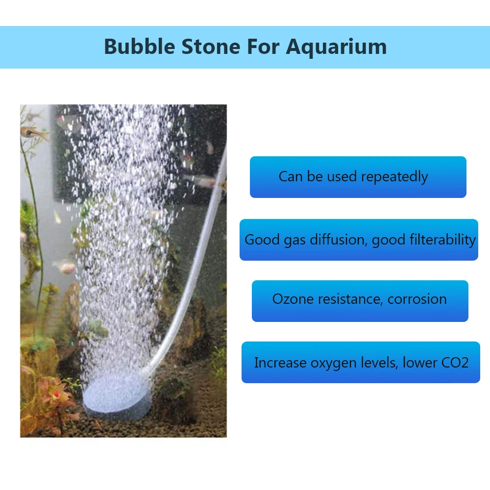 Аэратор Svanur для аквариума камень с пузырьками гидропонной кислородной пластины