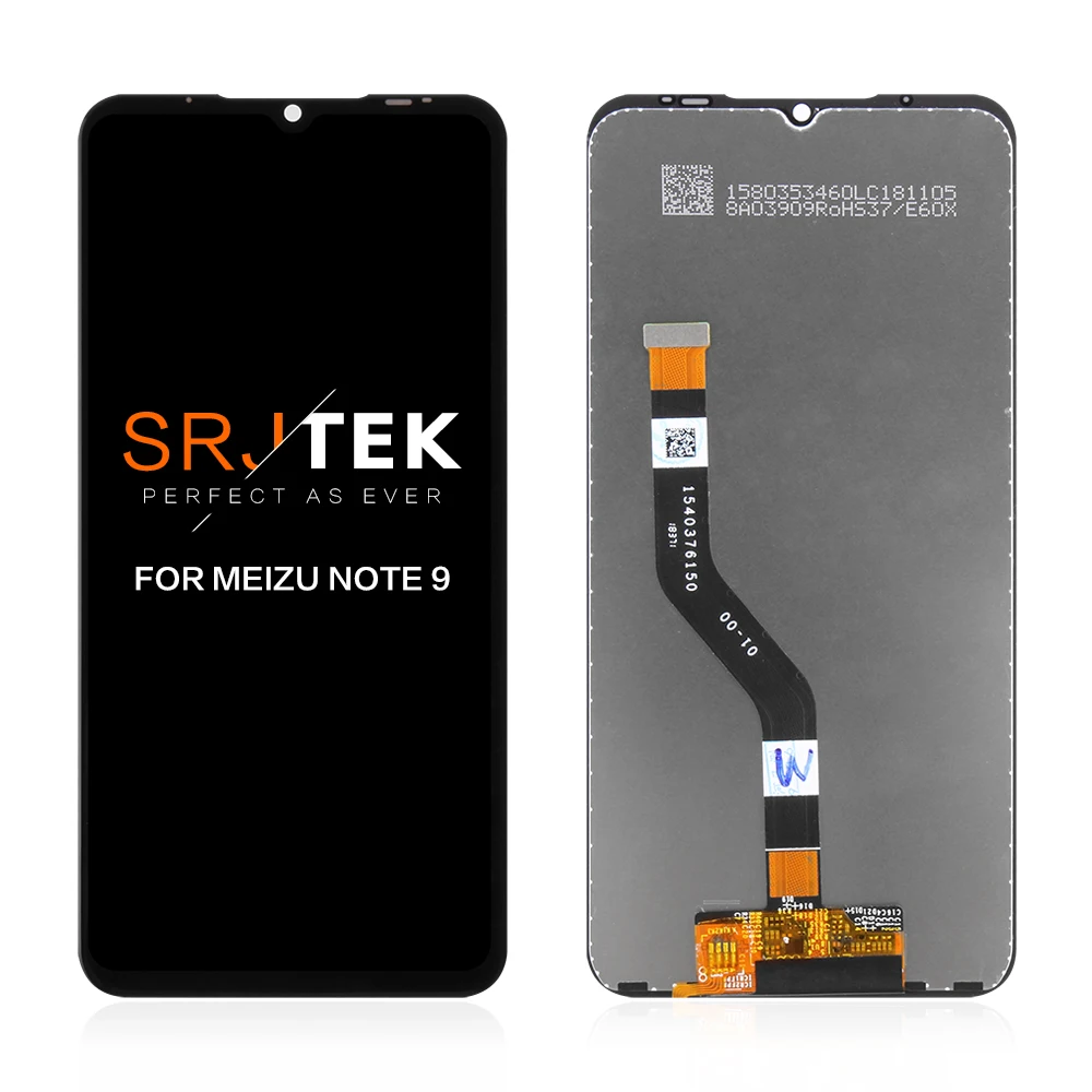 ЖК панель для Meizu Note 9 6 2 дюйма сенсорный экран дигитайзер сенсорное стекло полная