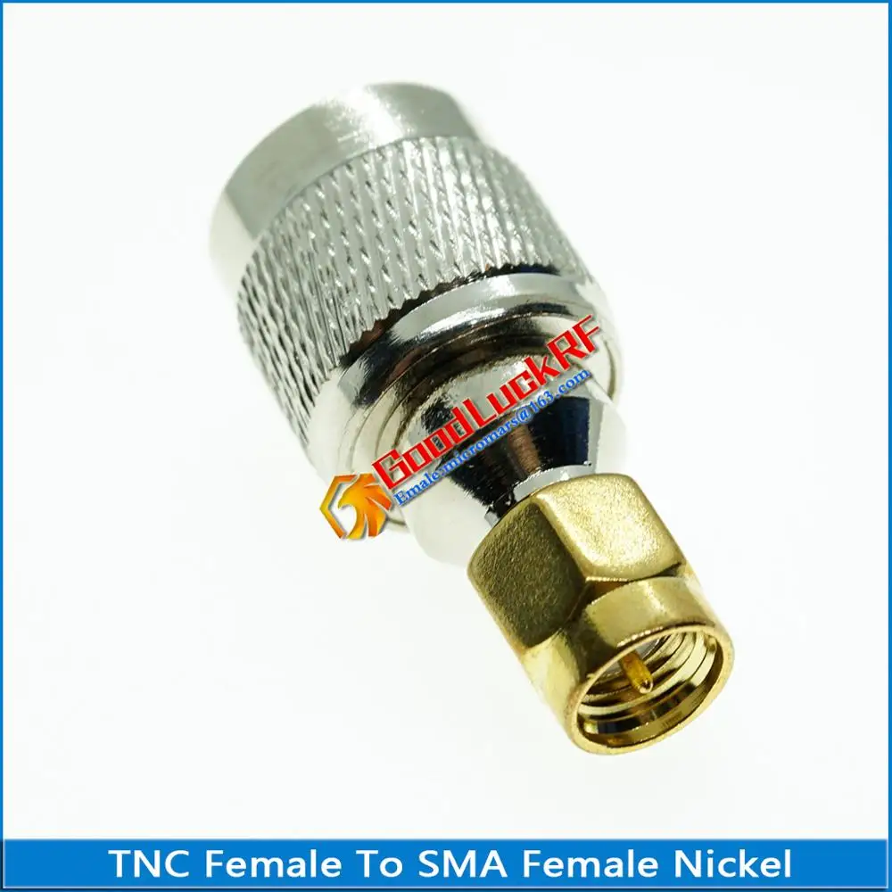 1 шт. коаксиальный разъем TNC-SMA штекер позолоченный латунный прямой Коаксиальный