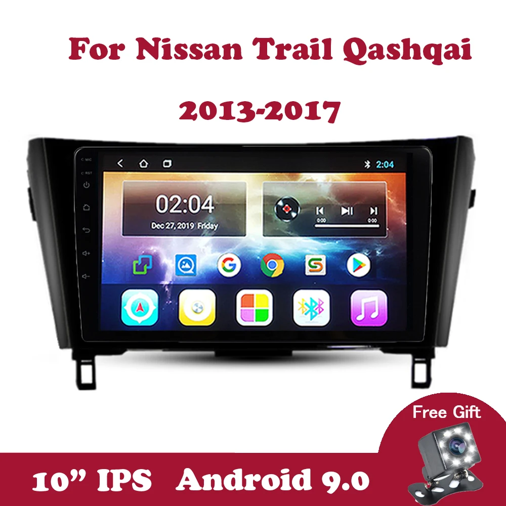 Android 9 0 IPS для Nissan X Trail 3 T32 Qashqai 1 J10 2013 2016 2017 Автомагнитола мультимедийный видеоплеер