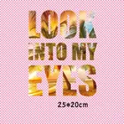 25x20 см модные термонаклейки с надписью для самостоятельного изготовления, термонаклейки для одежды, футболок, термотрансферные наклейки, декоративная печать