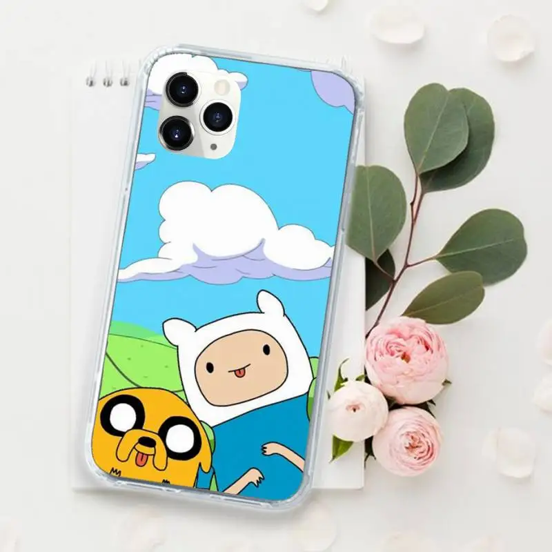 

Cartoon adventure time tv Phone Case for iPhone 11 12 pro XS MAX 8 7 6 6S Plus X 5S SE 2020 XR Luxury brand shell funda coque