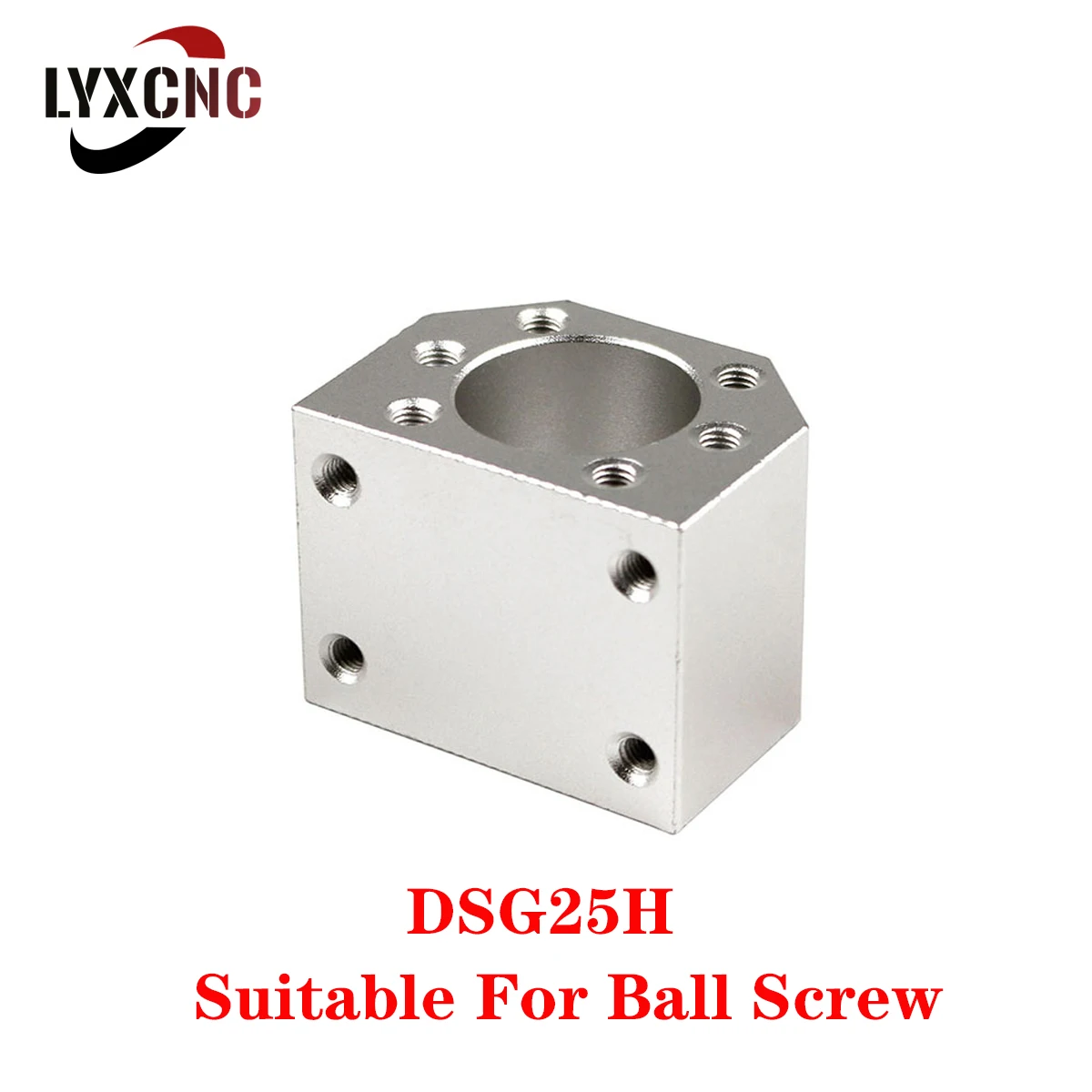

DSG25H Ball Nut Housing Nut Holder Suitable For Ball Screw SFU2505 SFU2510 Mount Bracket Hous Match CNC 3D Print Parts