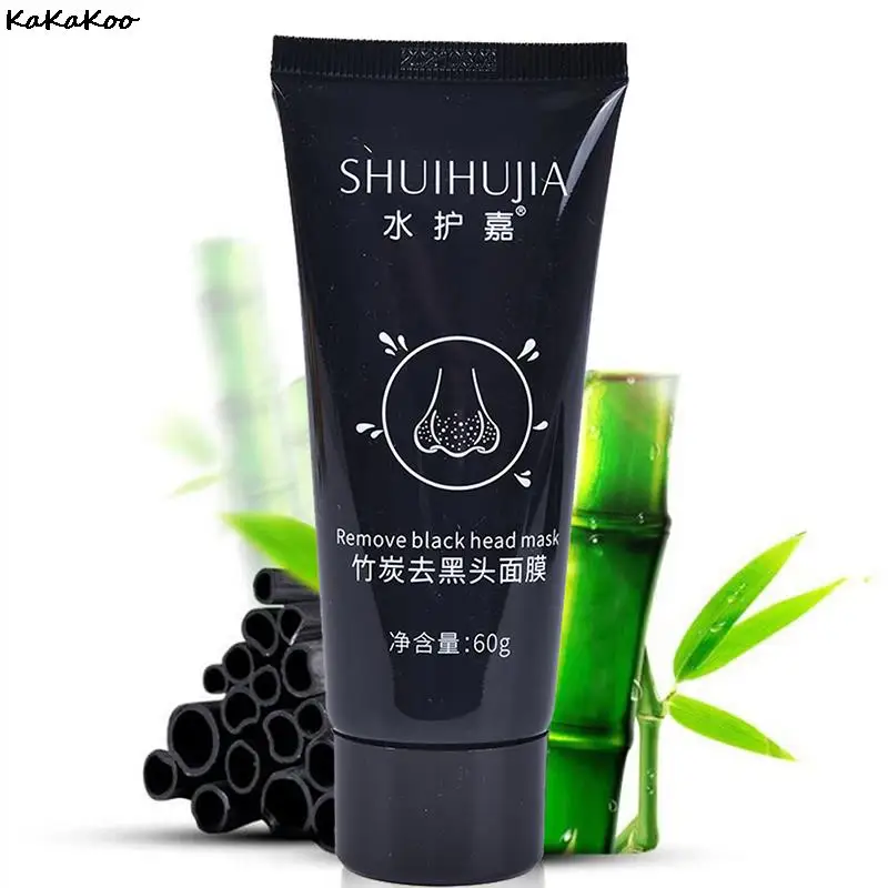 

1pc 50 Ml Bamboo Charcoal Blackhead Remover Face Mask Care Against Black Dots Mask Remove Black Dots Beauty Skincare Nose Mask