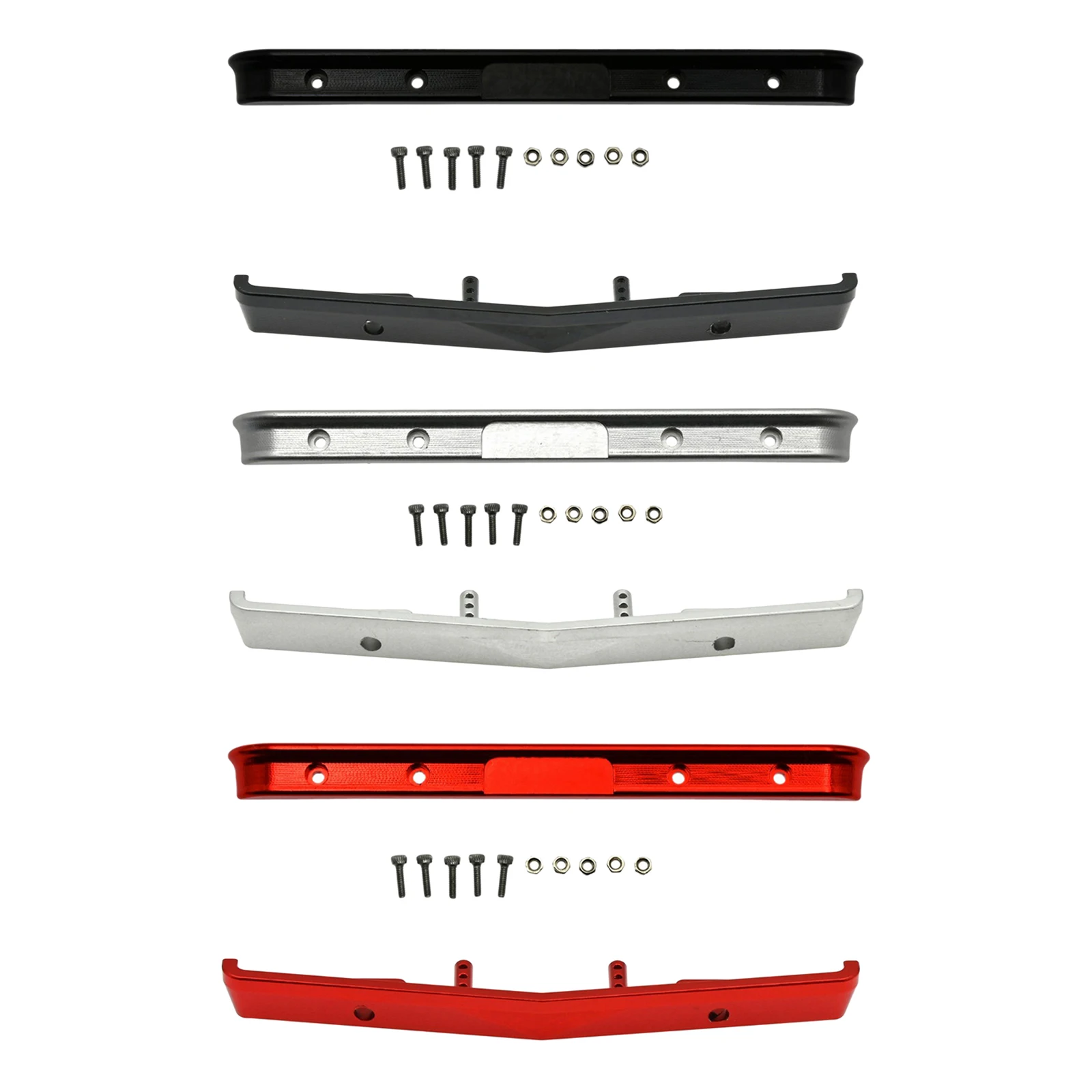 

RC Crawler Metal Front/Rear Bumper for Axial SCX24 90081 RC Crawler Hobby Car Modification Vehicle Replacement