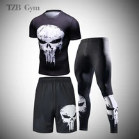 mens mma fitness sports cycling wear gym boxing taekwondo fighting training compression sportswear basketball sports suit