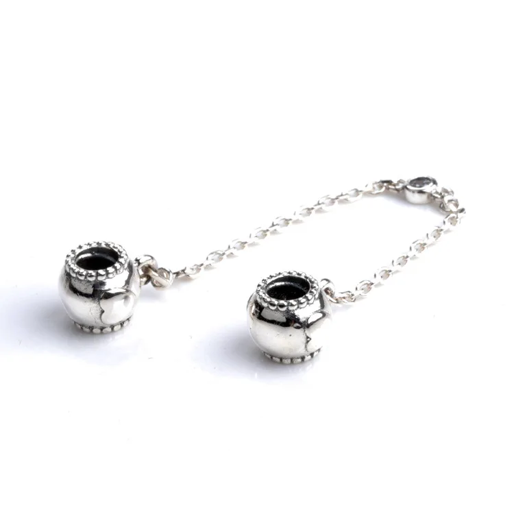 

Bewill S925 стерлингового серебра тиснением любовное безопасносные браслеты браслет аксессуары Подвески Fit Браслет DIY бусины для изготовления ю...