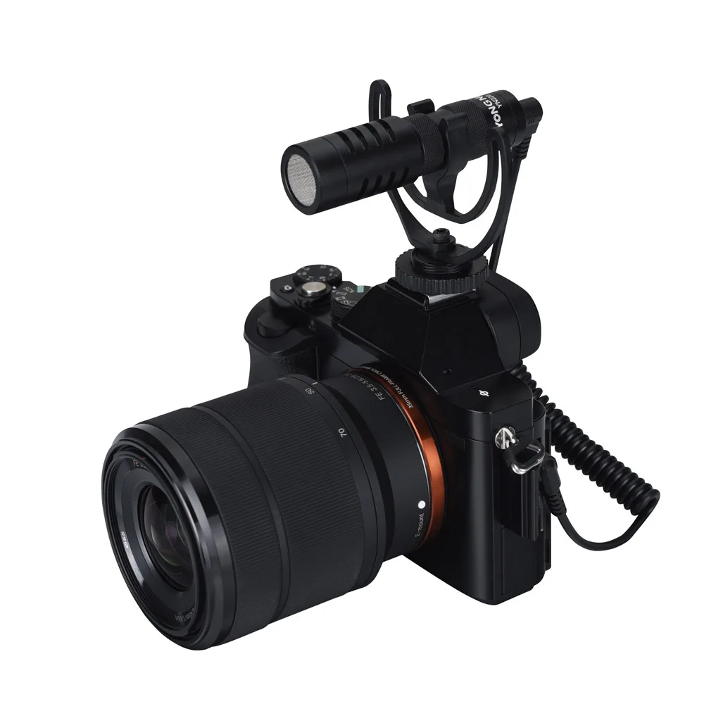 Yongnuo Mic YN220 видеокамера с микрофоном видео микрофон 3 5 мм лобовое стекло для canon nikon