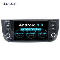 aotsr android 9 0 gps navigation car dvd player for fiat punto 2012 2018 linea 2012 multimedia radio recorder navigation