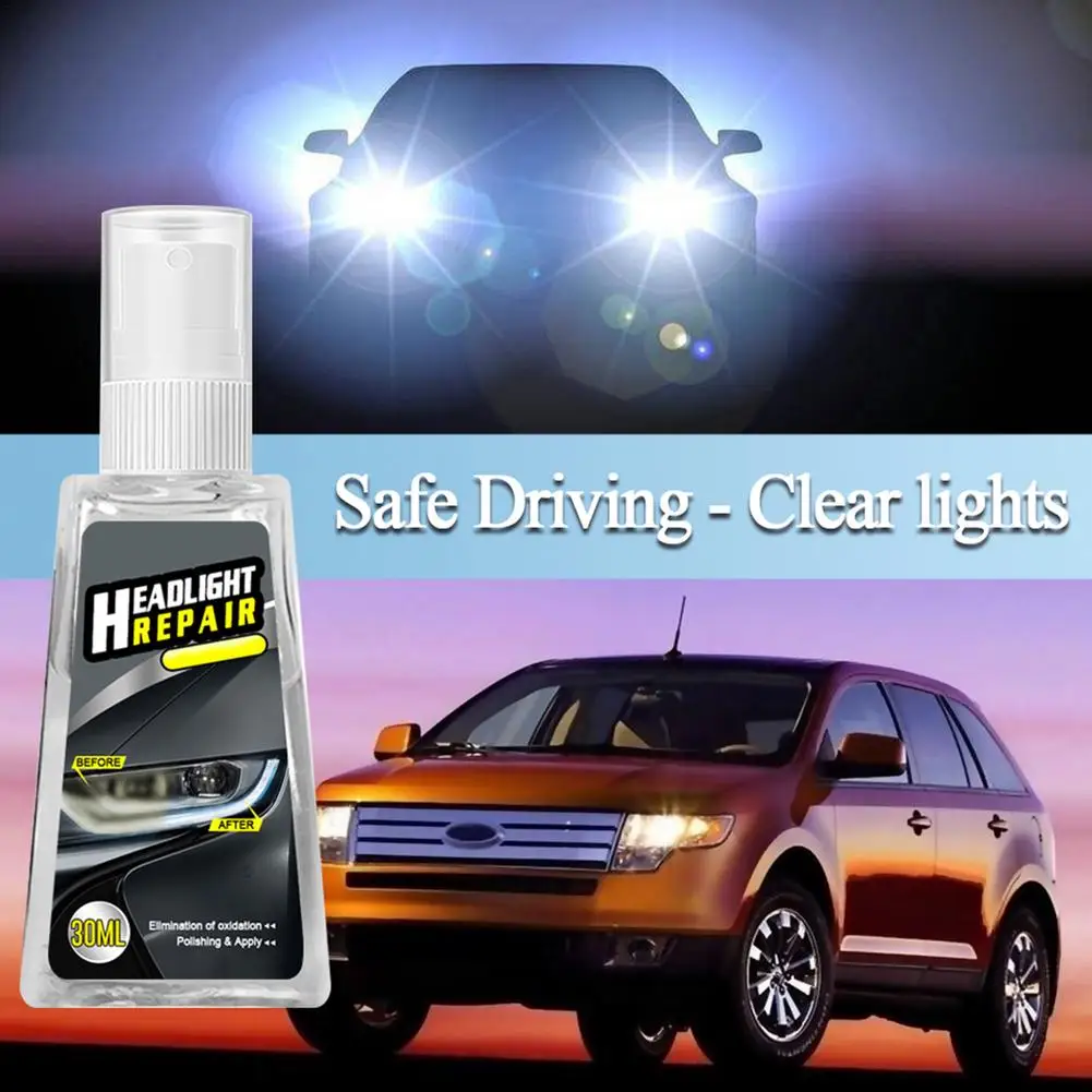 

30/60ml Car Repair Essence Headlight Agent Repair Fluid Lampshade Scratch Polishing Tool Cleaning And Maintenance Drop Shipping