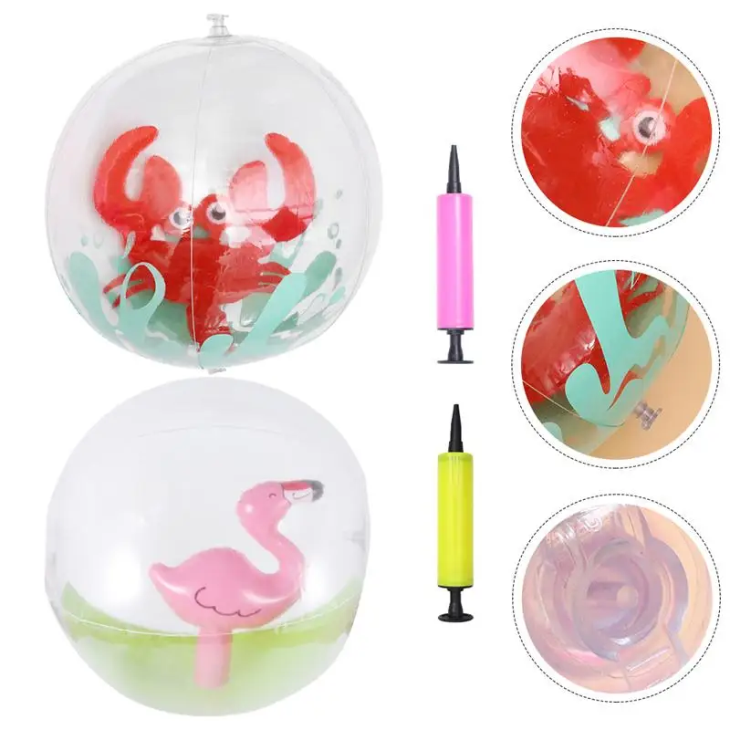 

Stylish Water Balloons Inflatable Beach Balls Colorful Play Balls for Beach Pool Outdoor