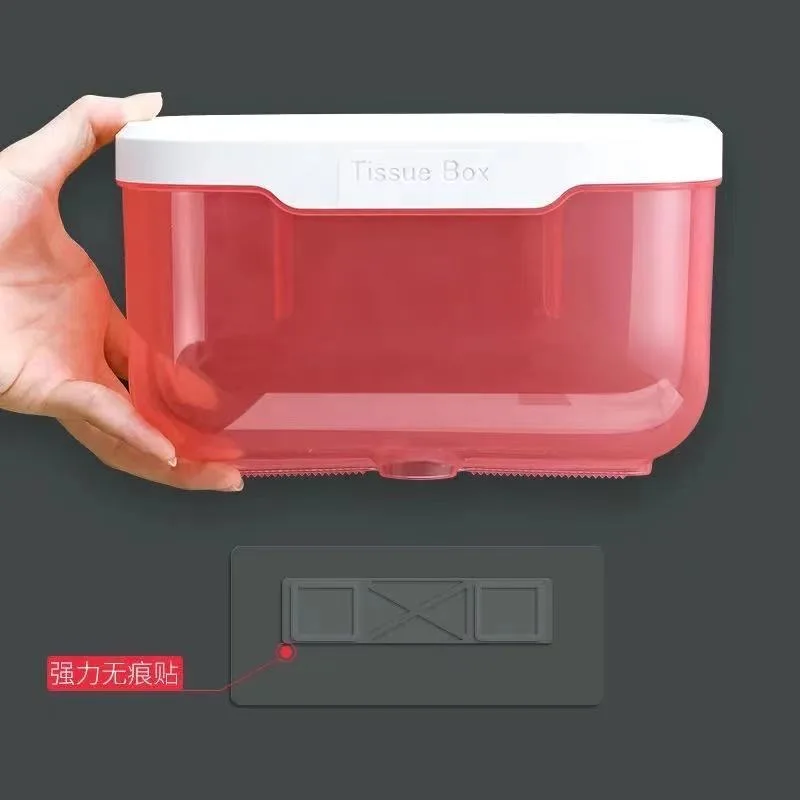 Wall Mount Bathroom Tissue Storage Box Punch-Free Phone Rack Case Toilet Paper Holder Waterproof Shelf Organizer | Дом и сад