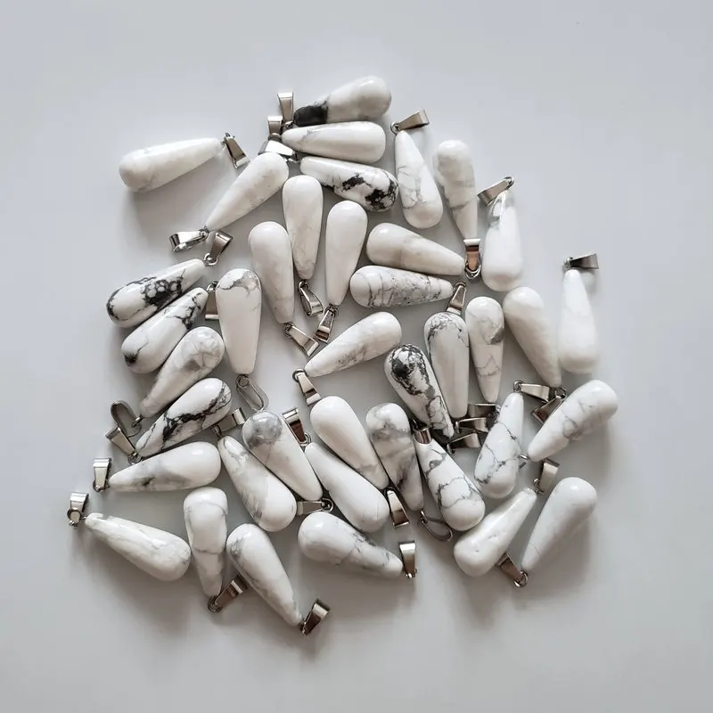 Оптовая продажа 50 шт. хит продаж модные смешанные Подвески из натурального камня