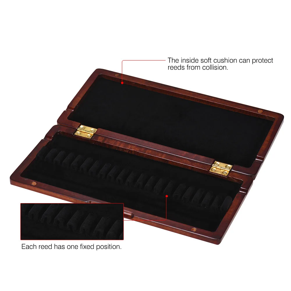 Деревянный тростниковый чехол с внутренней мягкой тканью контейнер для