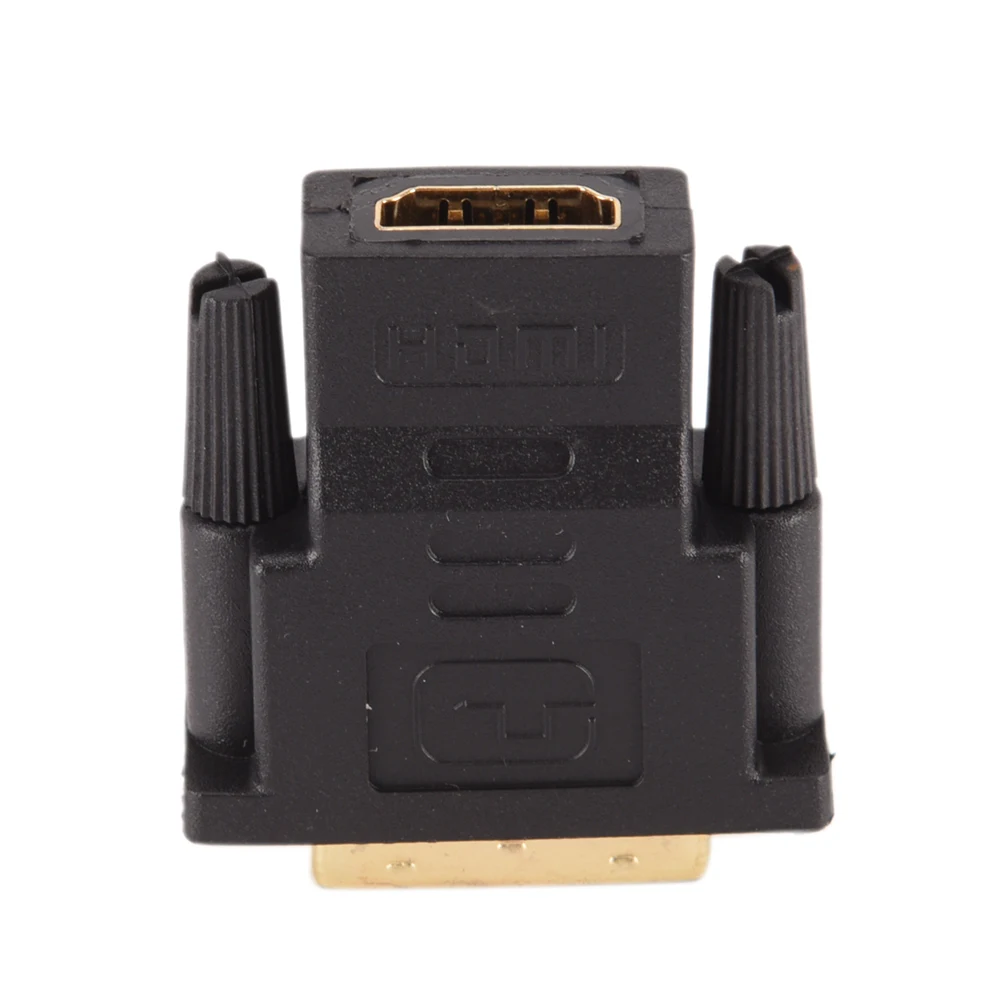 Высокое качество DVI-D DVI 24 + 1 Dual Link мужчина к совместимому с HDMI Женский разъем