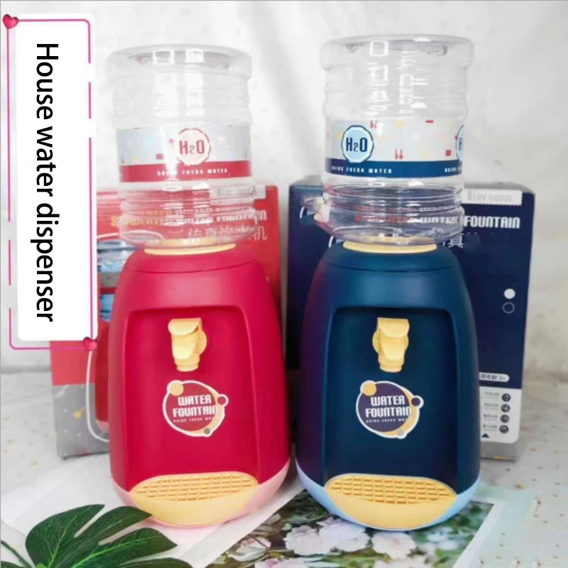 

Water Dispenser Toy Set Pretend Kitchen Appliances Toy Kids Play Toy Water Comes Out Toy Simulation Drink Fountain