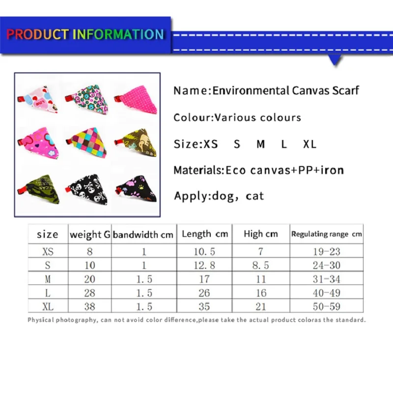 15 видов цветов нагрудники для собак шарф ошейник регулируемый шейный платок