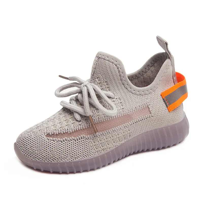 

Children Fashion Sneakers Boys Girls Mesh Breathable Running Sport Shoes Fluorescent Soft Sole Toddlers Kids Casual Tennis Shoes