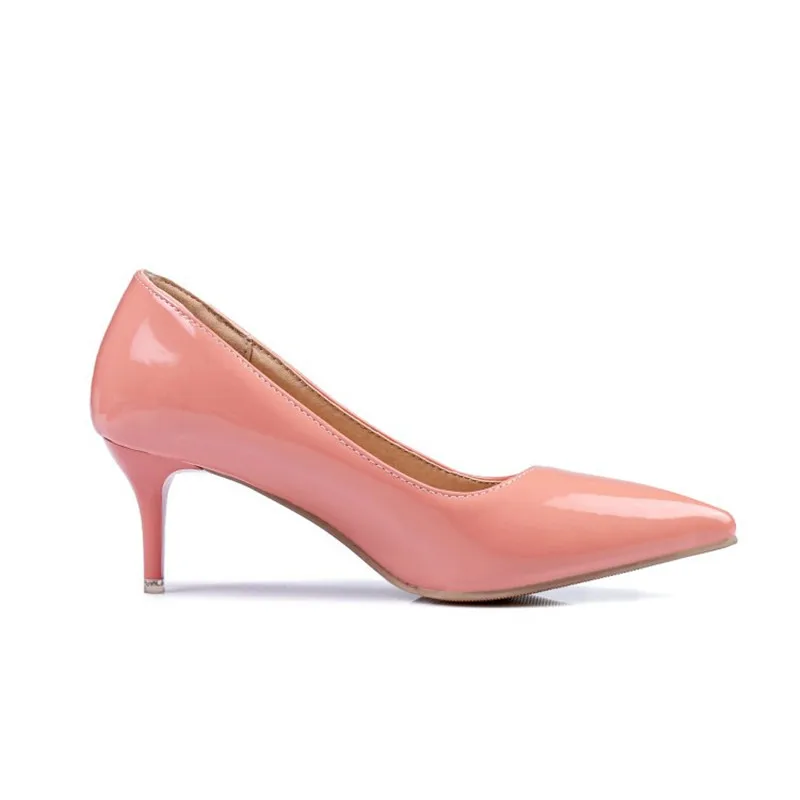 Женские туфли на высоком каблуке Zapatos Mujer Tacon Bajo Туфли-лодочки с острым носком